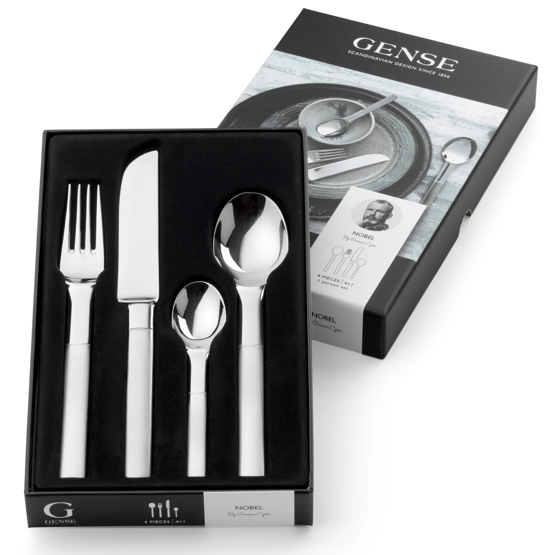 Nobel cutlery set, 4 pieces Gense