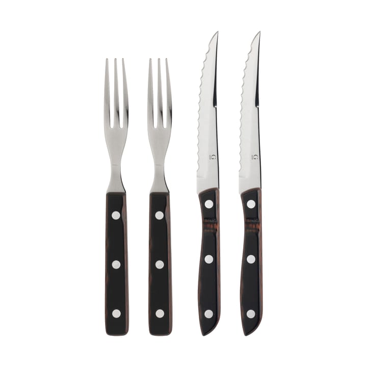 Old Farmer cutlery, steak cutlery 4 pcs. Gense