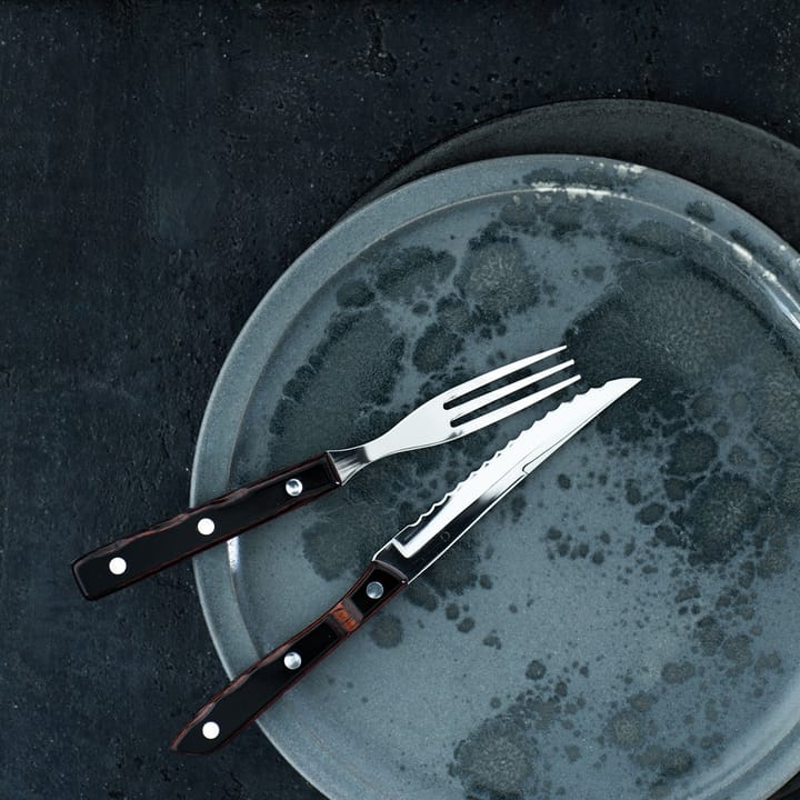 Old Farmer cutlery, steak cutlery 4 pcs. Gense