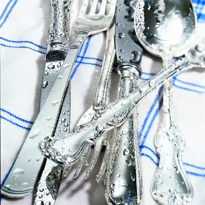 Rosenholm silver cutlery, dinner fork Gense