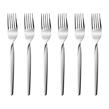 Twist cake fork 6-pack - Stainless steel - Gense