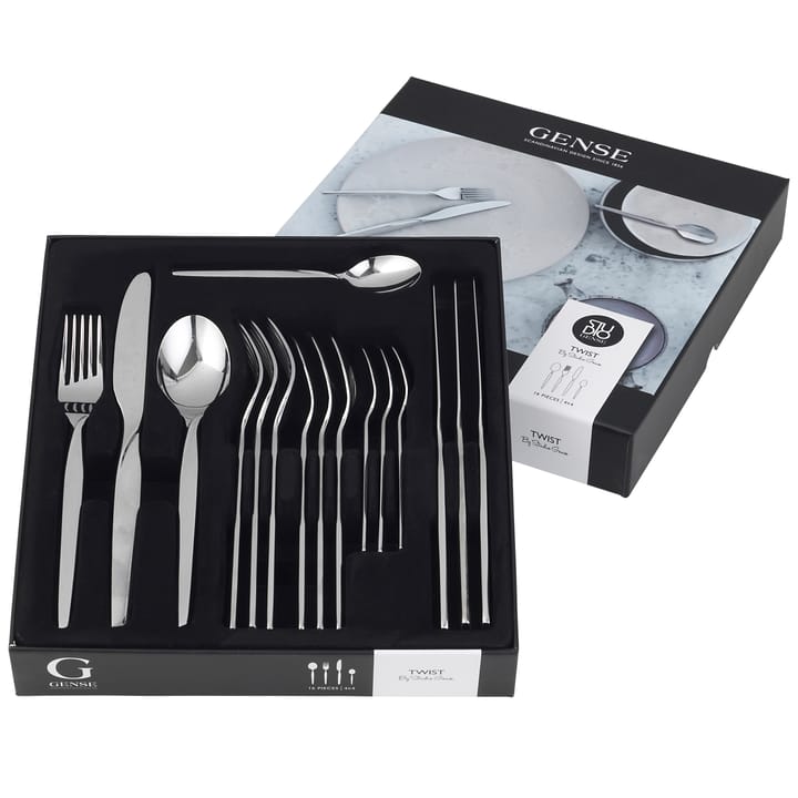 Twist cutlery, stainless steel 16 pcs Gense