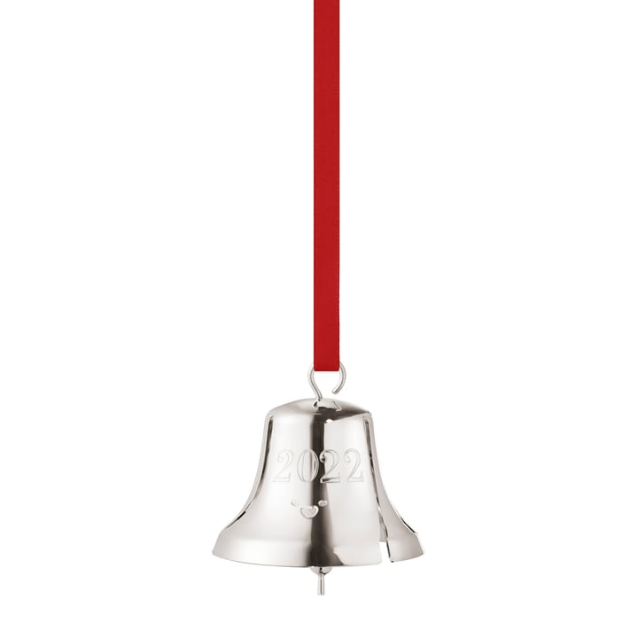 2022 the year's Christmas clock, palladium plated Georg Jensen