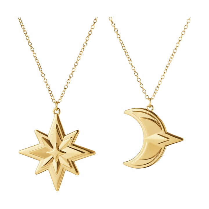 2024 Christmas ornament 2 pieces - Gold-plated - Georg Jensen
