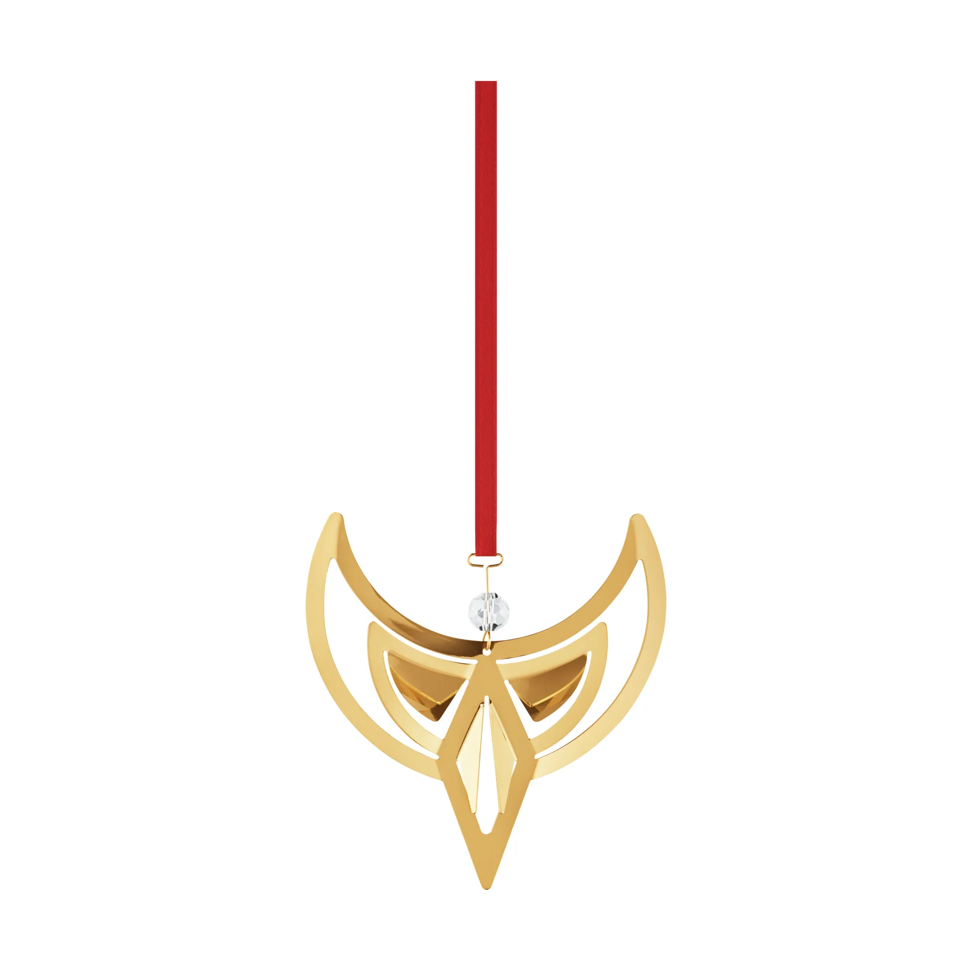 2024 Christmas pendant angel, Gold-plated Georg Jensen