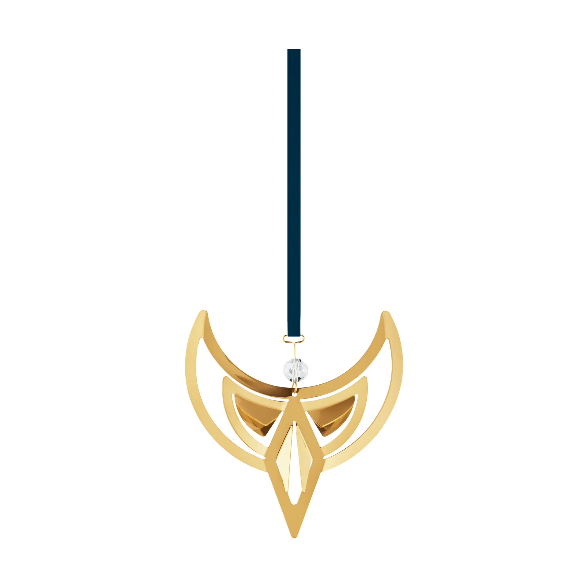 2024 Christmas pendant angel, Gold-plated Georg Jensen