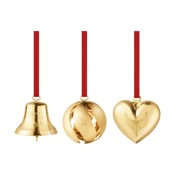 2024 gift set 3 pieces - Gold-plated - Georg Jensen