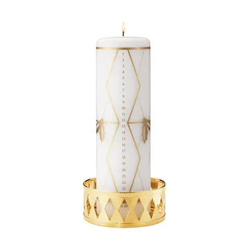 2026 advent candle - Gold print - Georg Jensen
