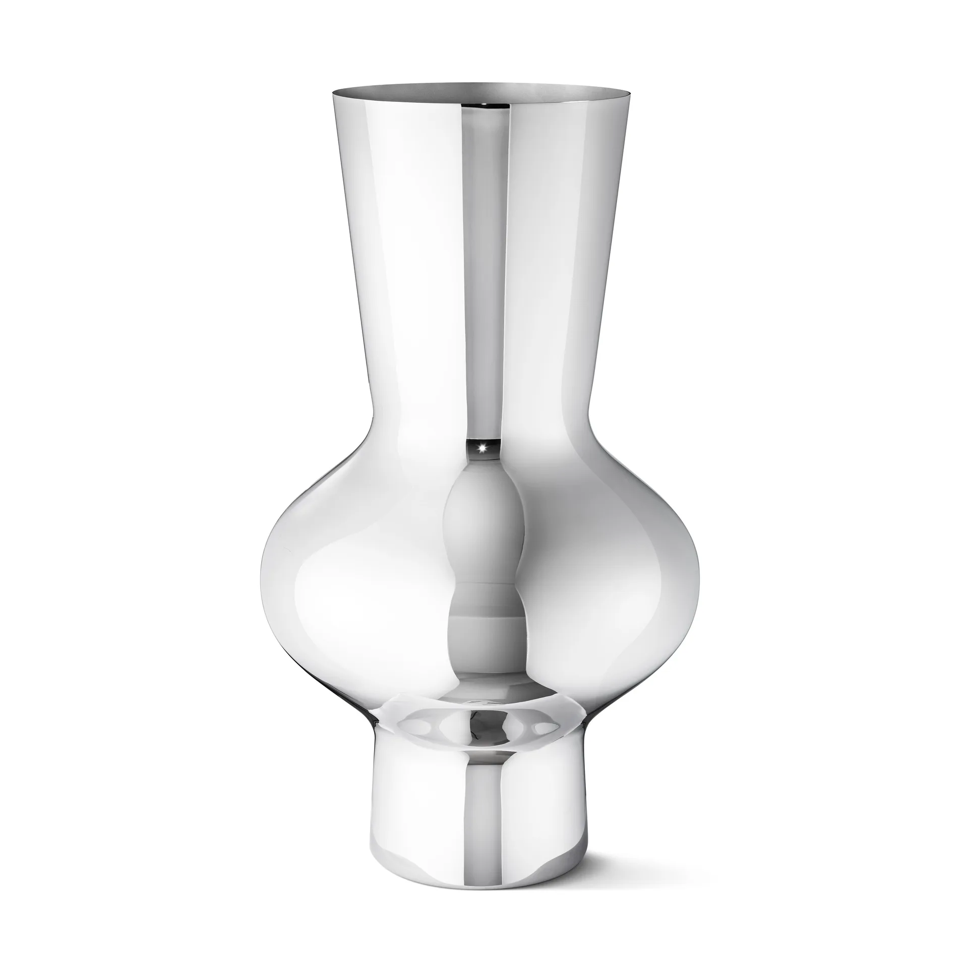Alfredo vase stainless steel, large, 47 cm Georg Jensen