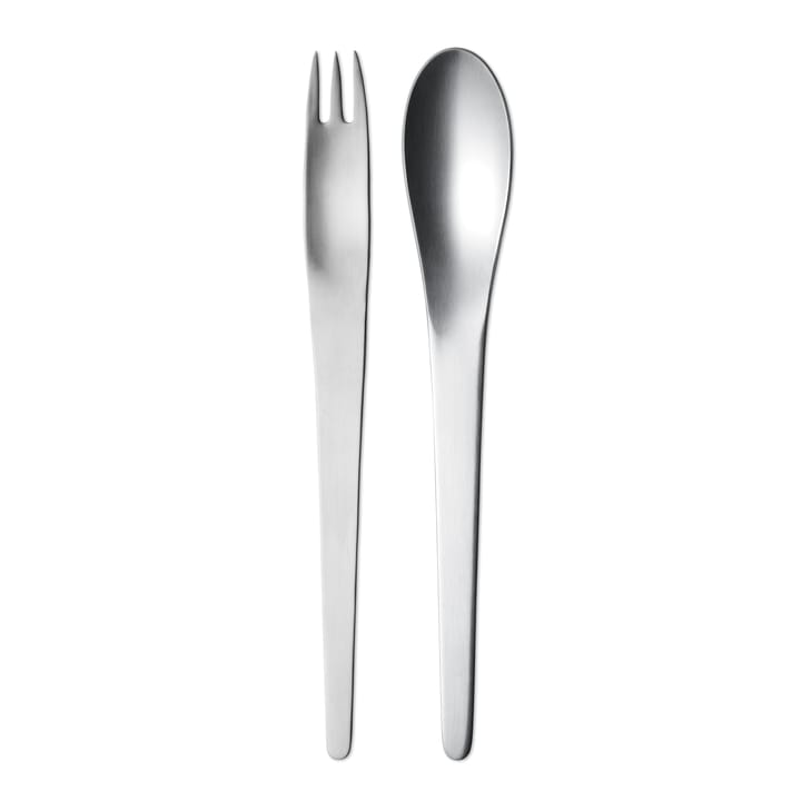 Arne Jacobsen salad servers - 2 pieces - Georg Jensen