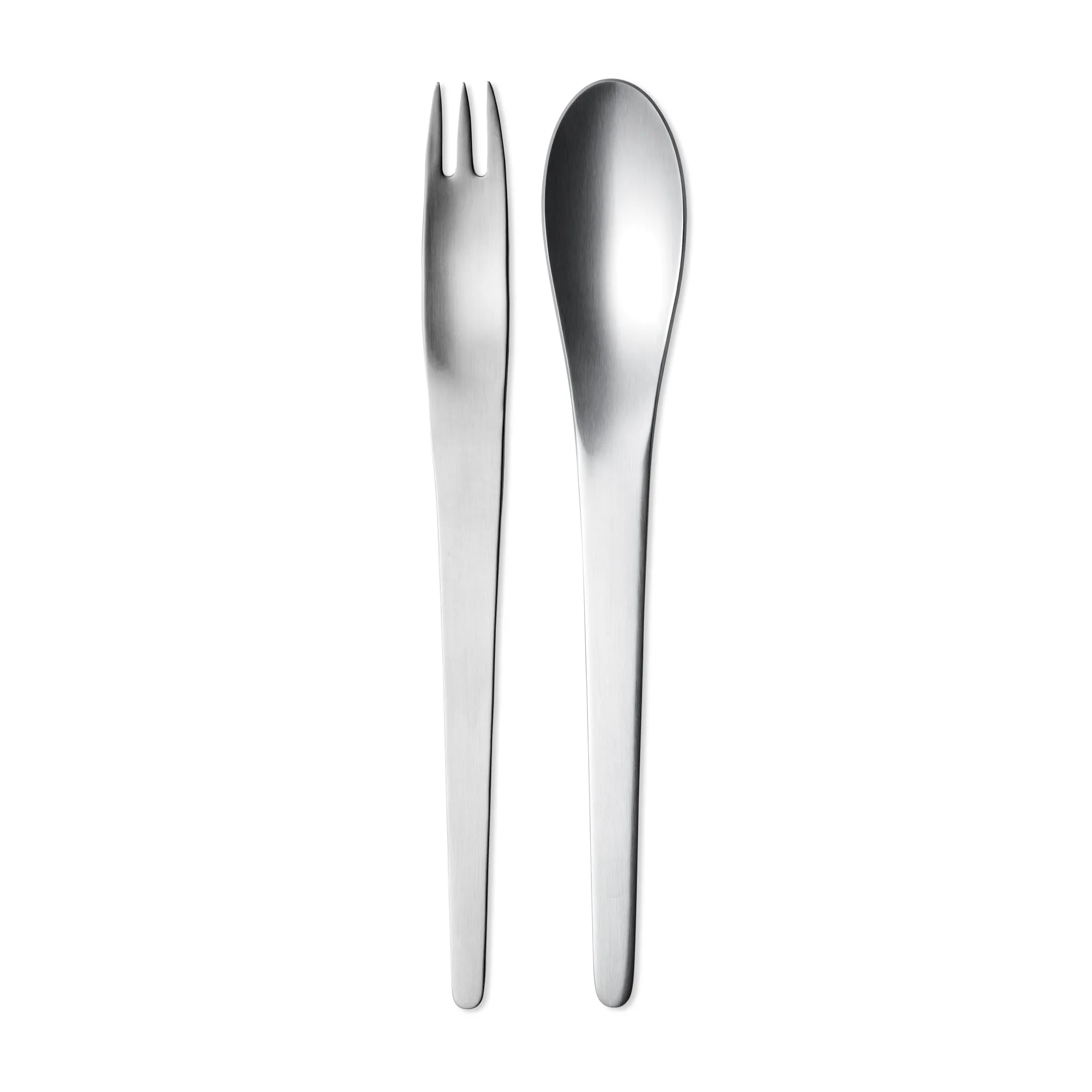 Arne Jacobsen serving set, 2 pieces Georg Jensen