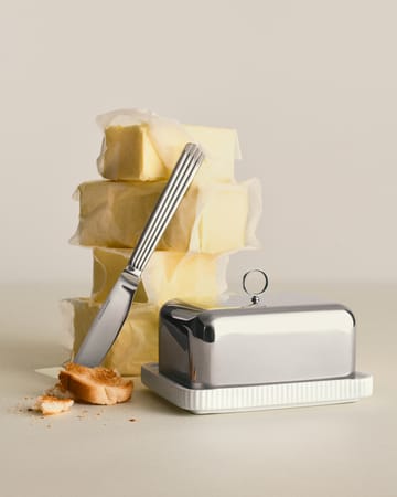 Bernadotte butter dish 11.2x14.7 cm - Stainless steel - Georg Jensen