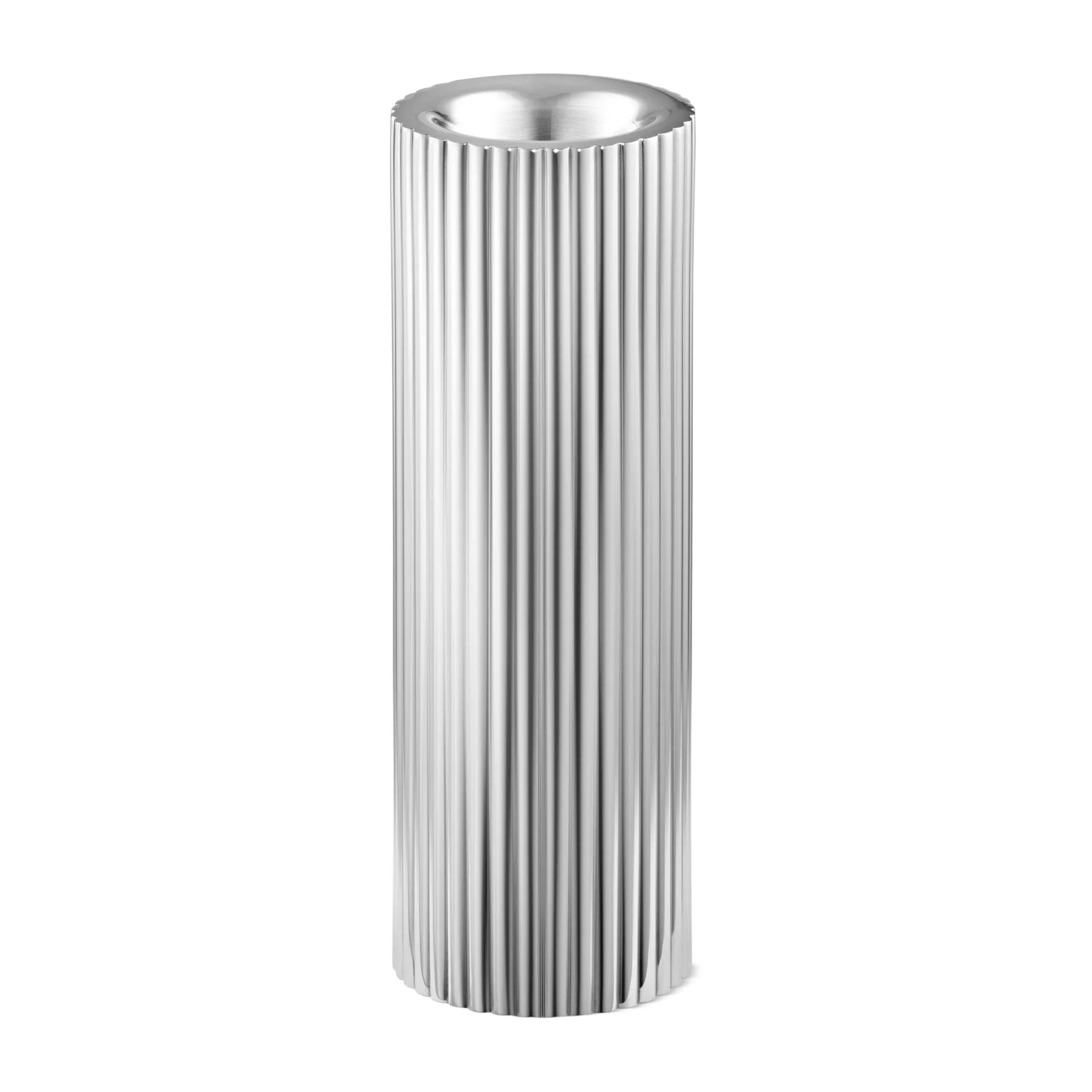 Bernadotte candle sticks 14 cm, Stainless steel Georg Jensen