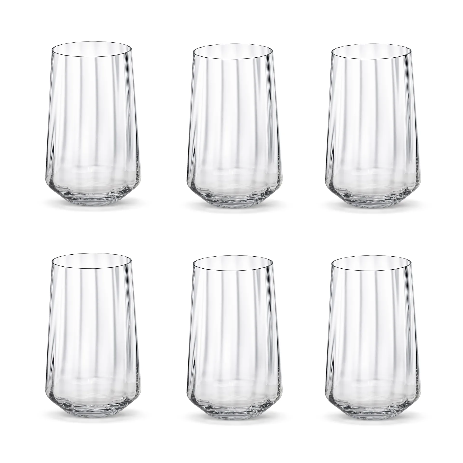 Bernadotte drinking glass high 38 cl 6-pack, crystalline Georg Jensen