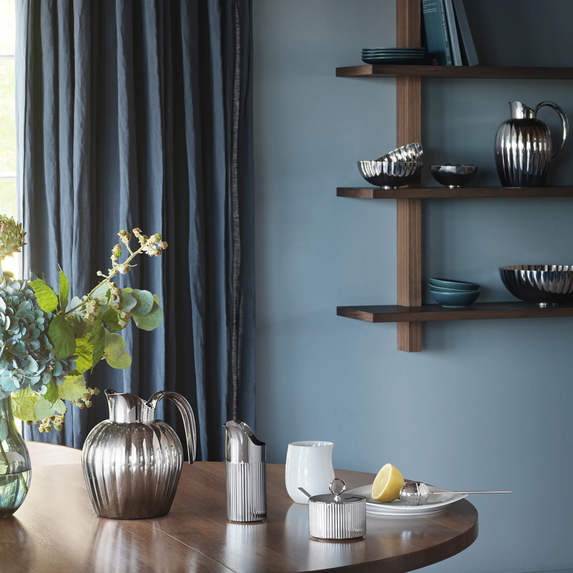 Bernadotte thermos jug push lid, 0.8 l Georg Jensen