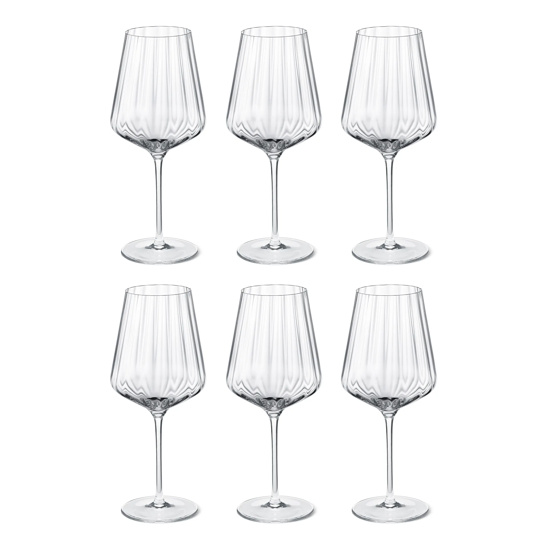 Bernadotte white wine glass 6-pack, crystalline Georg Jensen
