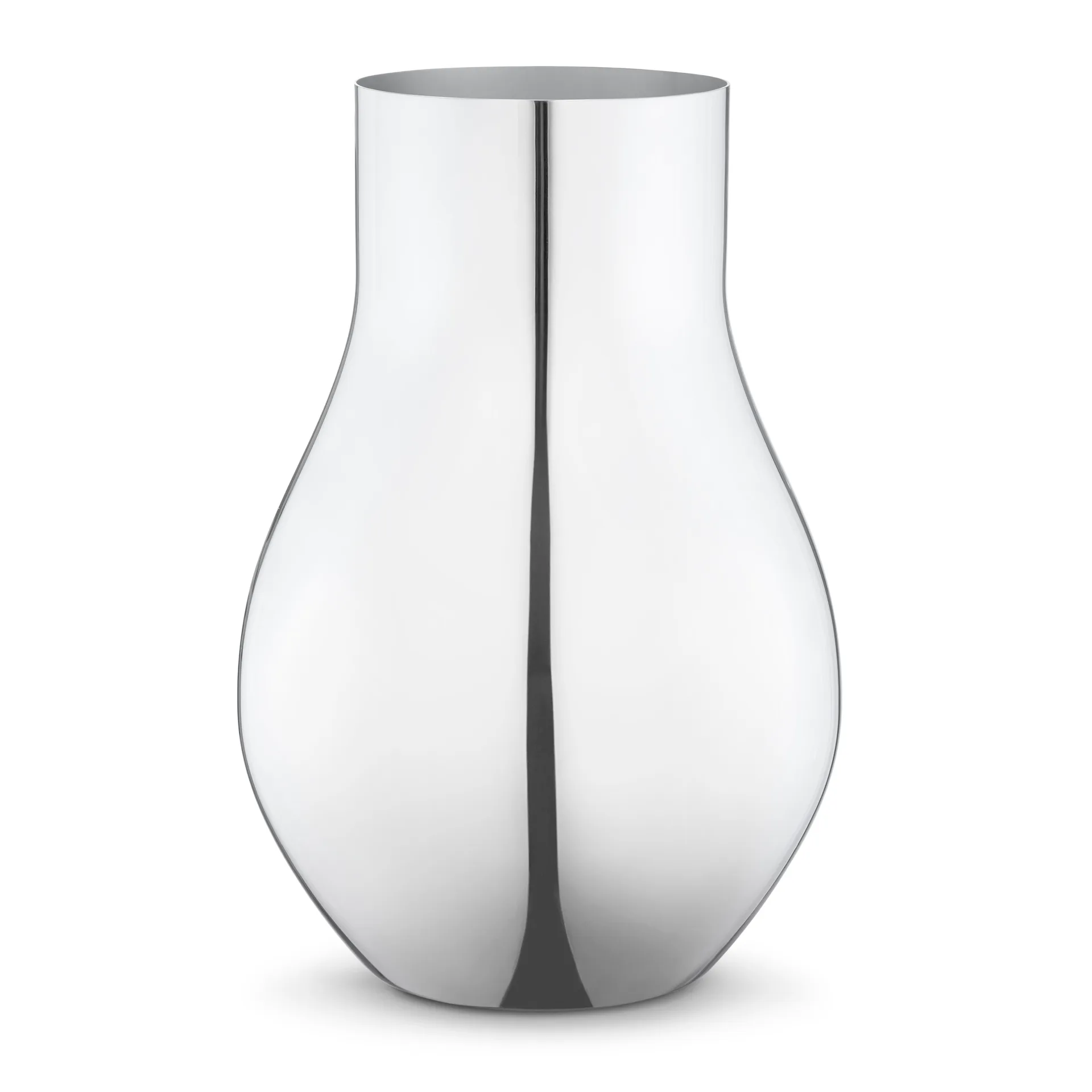 Cafu vase stainless steel, medium, 30 cm Georg Jensen