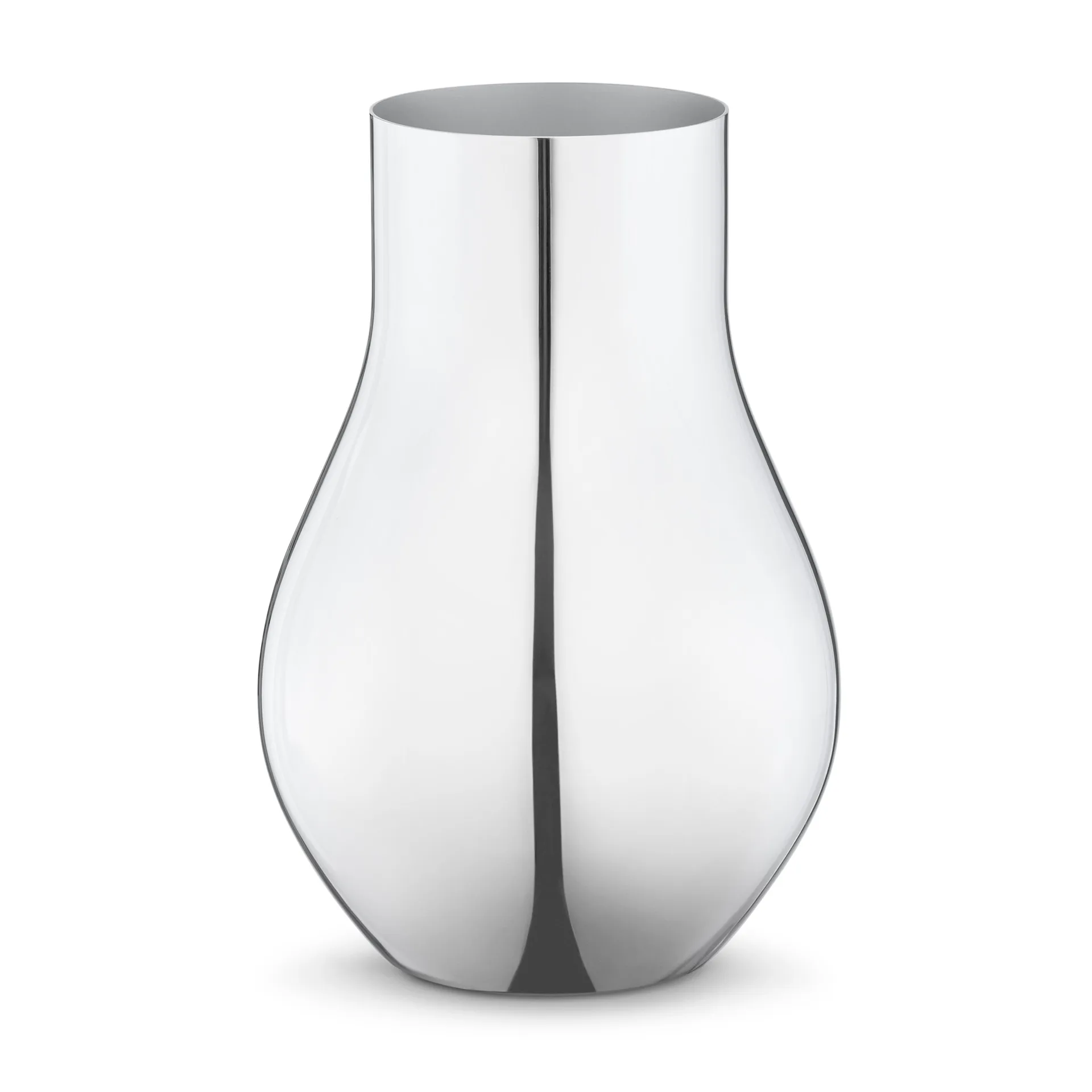 Cafu vase stainless steel, small, 21.6 cm Georg Jensen