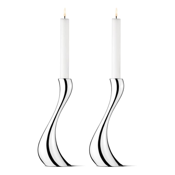 Cobra candleholder 2-pack - large, 24 cm - Georg Jensen