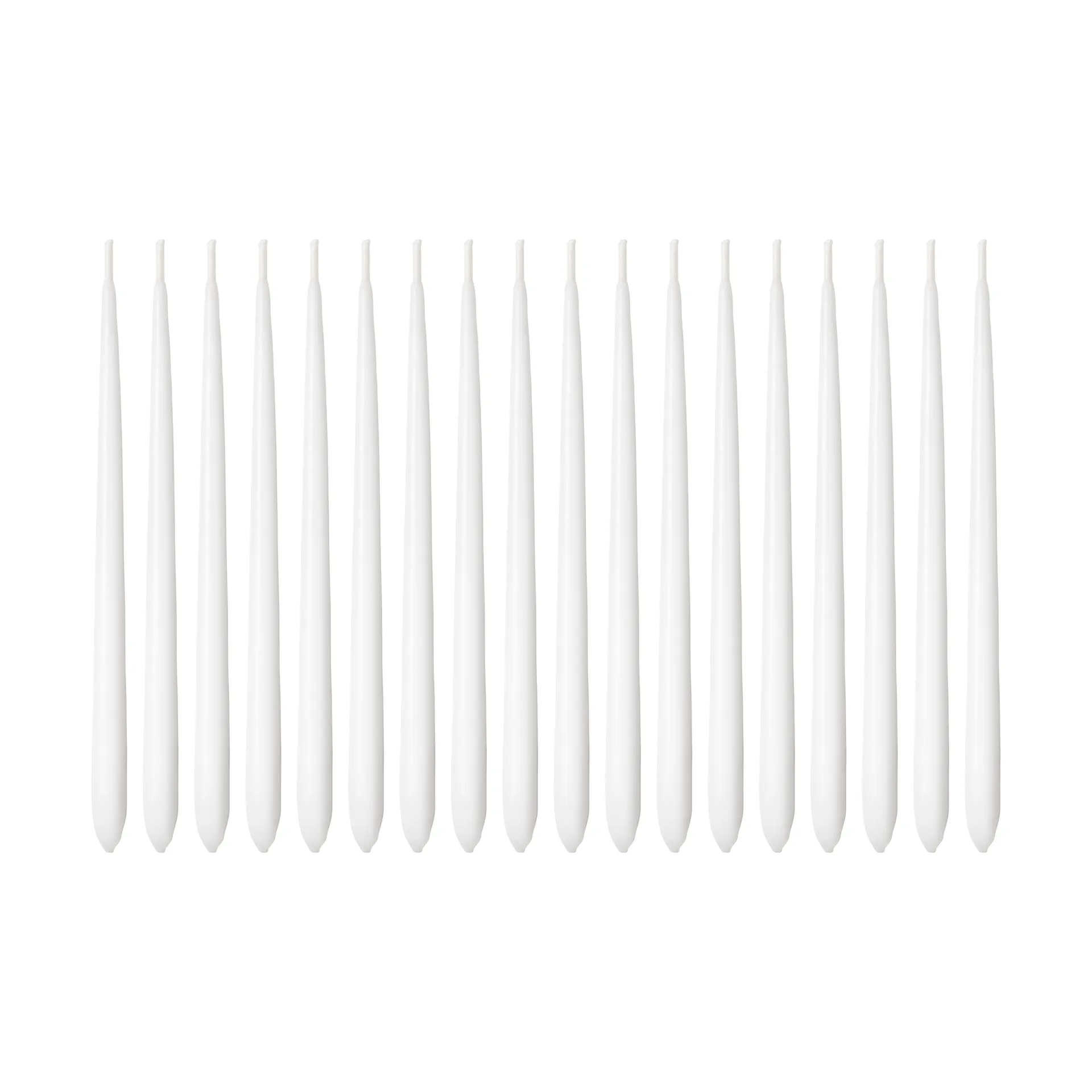Cobra Hanukkah candles 18-pack, White Georg Jensen