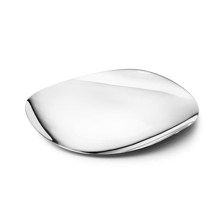 Cobra serving plate Ø32 cm - stainless steel - Georg Jensen