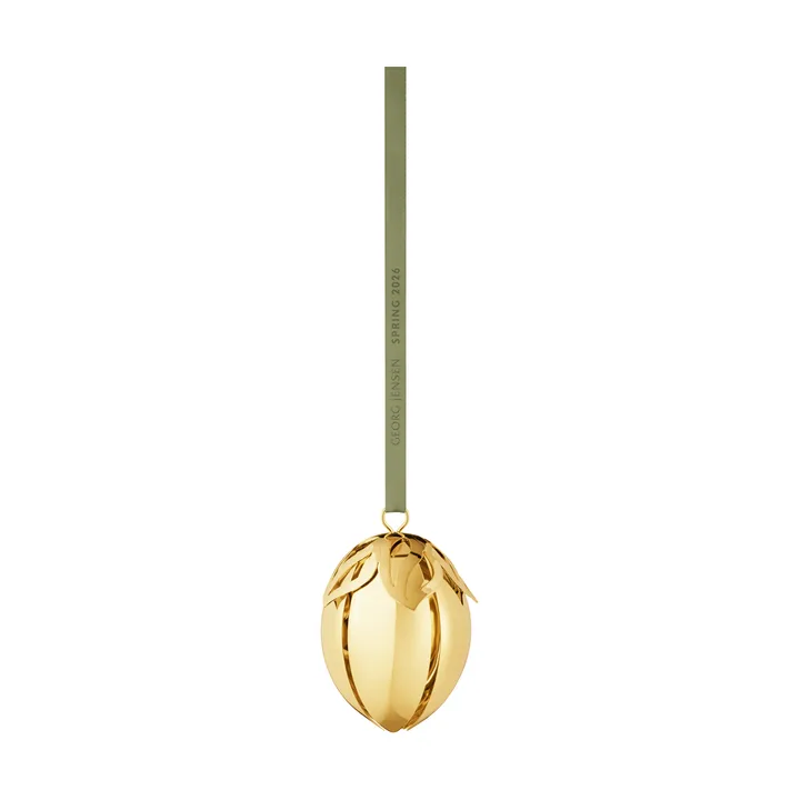 Georg Jensen Easter egg pendant - 18K gold-plated - Georg Jensen