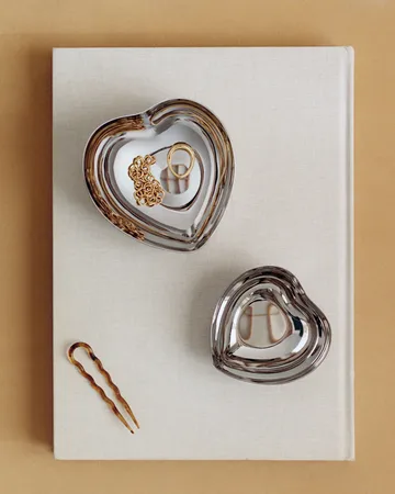 Heart tray - Silver, medium - Georg Jensen