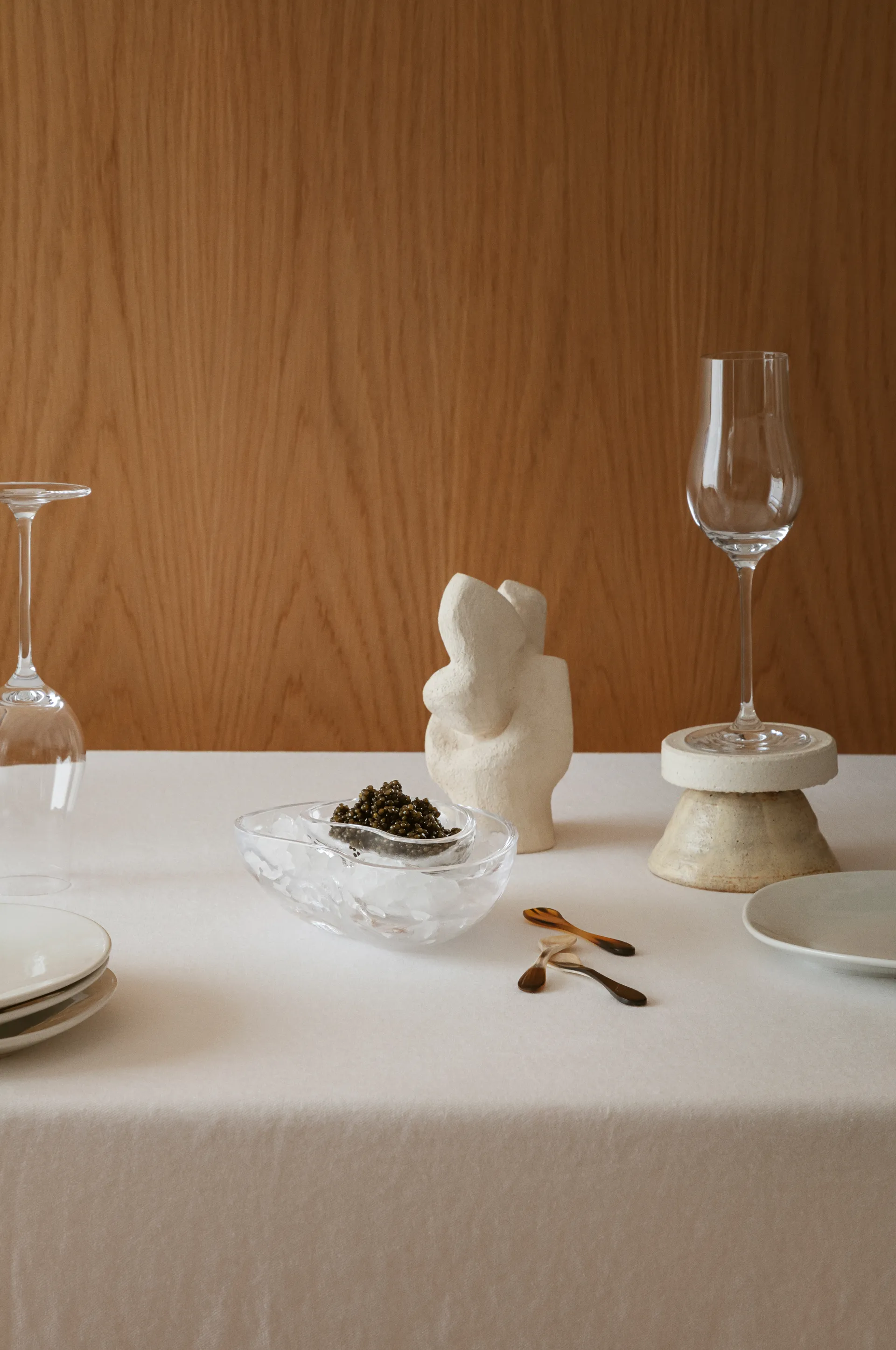 Indulgence caviar bowl, Clear Georg Jensen