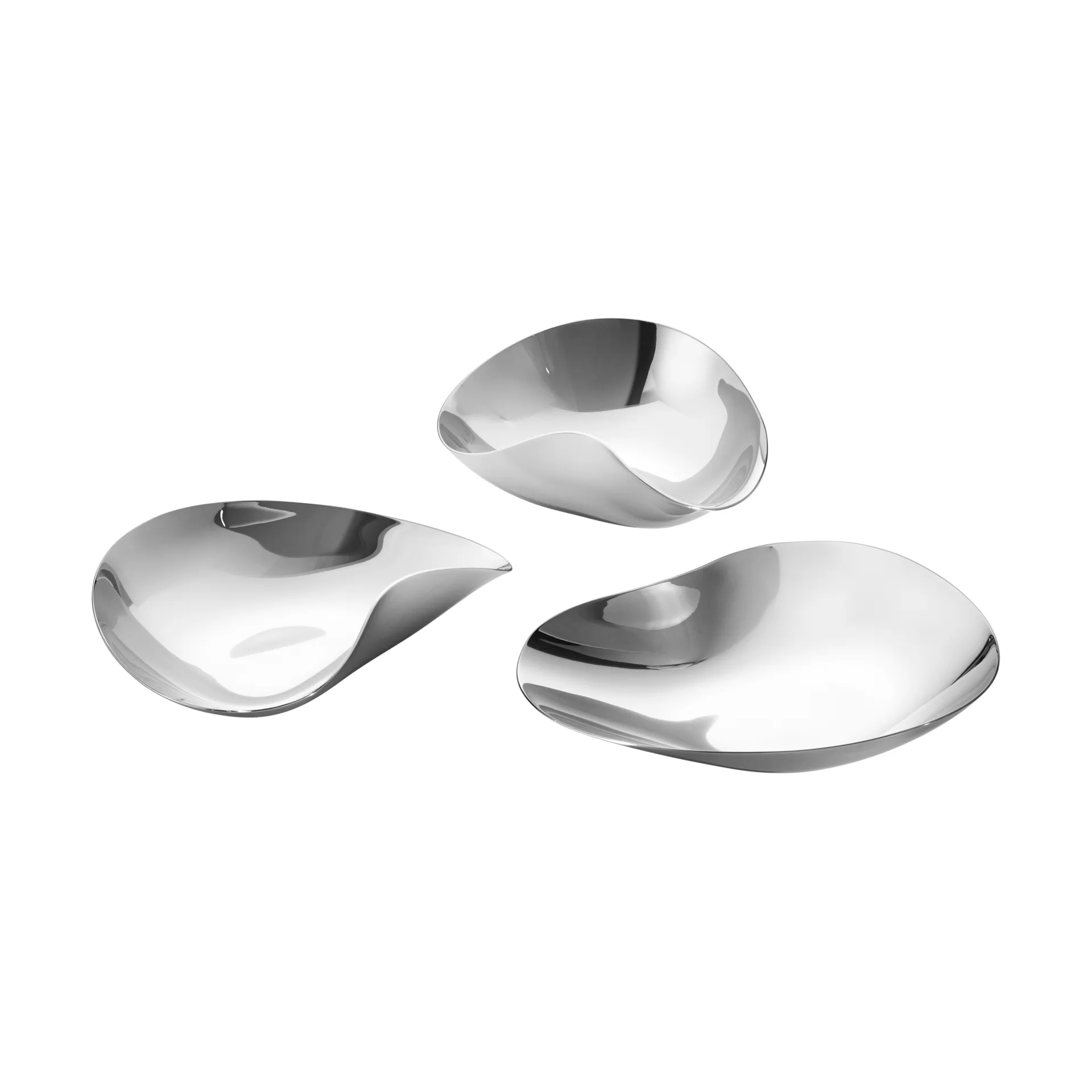 Indulgence snack bowl 3 pieces, Stainless steel Georg Jensen