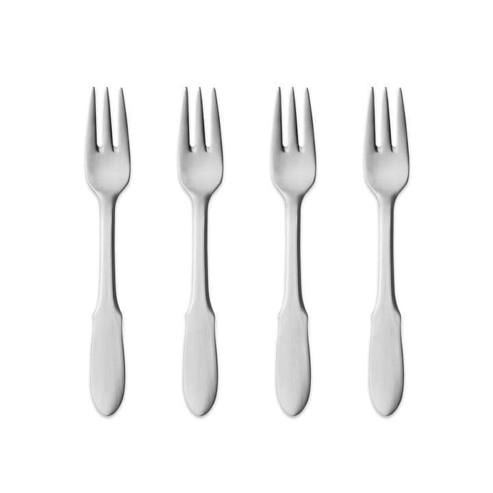 Mitra matt cake fork - 4 pack - Georg Jensen