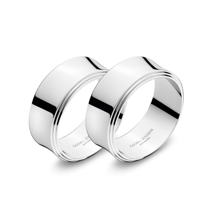 Pyramid napkin ring - 2-pack - Georg Jensen