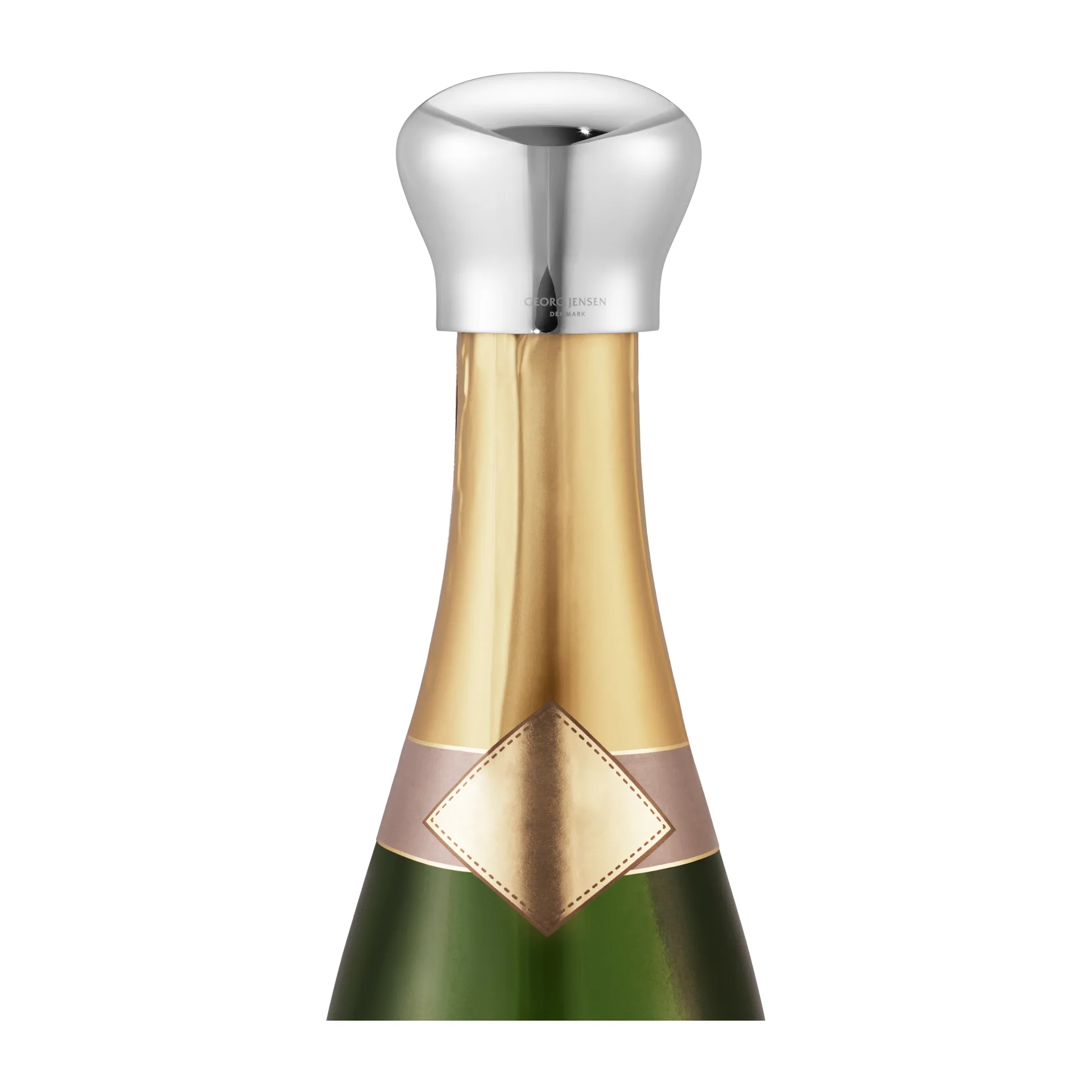 Sky Champagne bottle stop, Stainless steel Georg Jensen