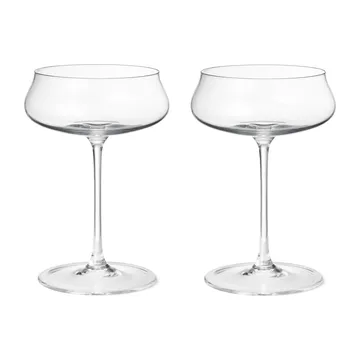 Sky cocktailglass coupe 25 cl 2-pack - Clear - Georg Jensen