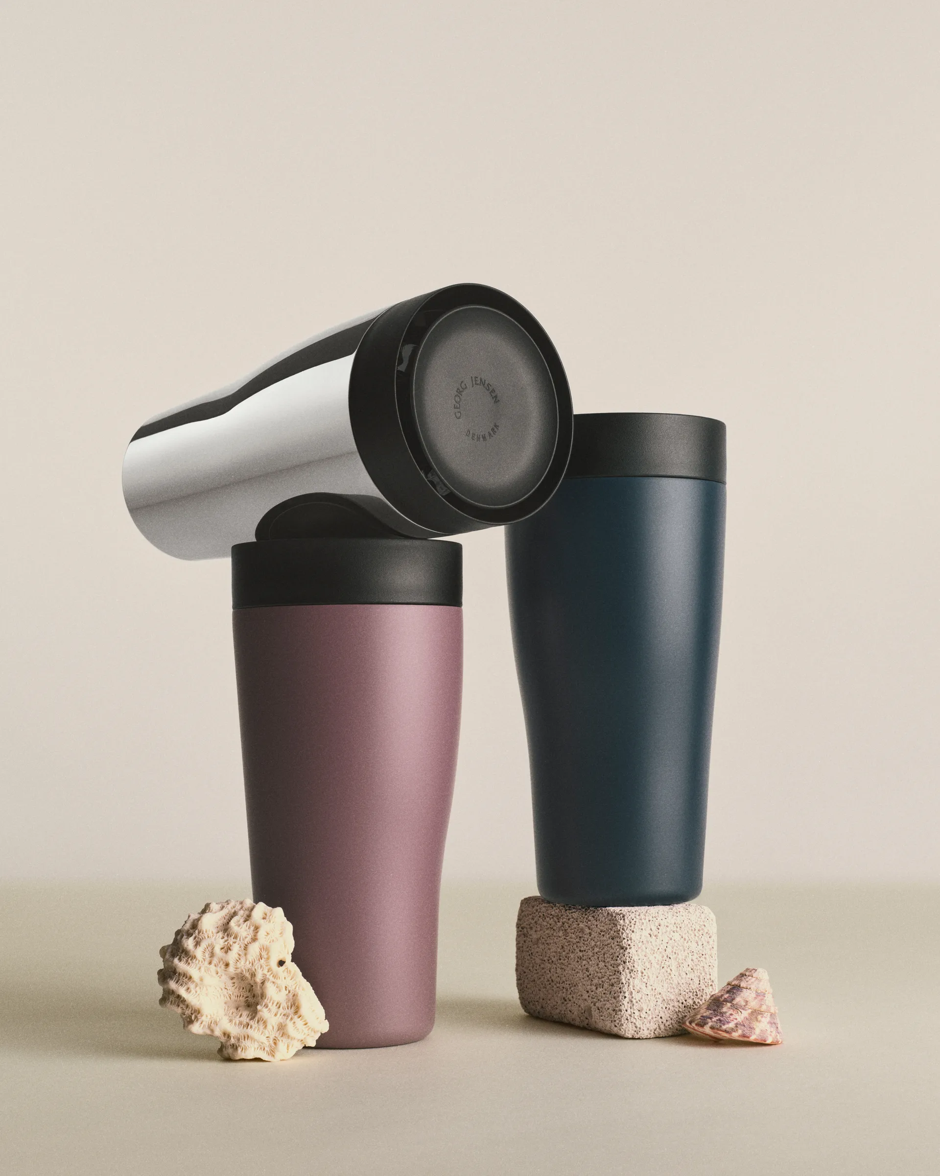 Sky thermal cup 40 cl, Blue Georg Jensen