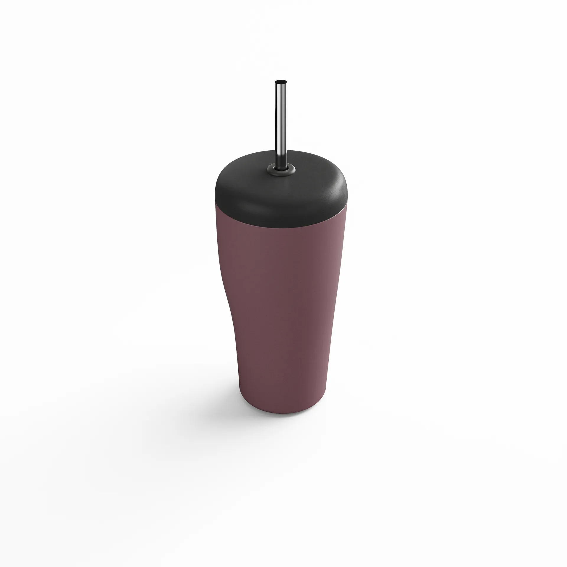 Sky thermos cup with straw 40 cl, Pink Georg Jensen