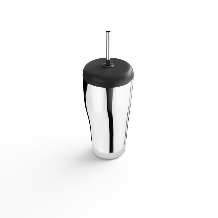 Sky thermos cup with straw 40 cl, Stainless steel Georg Jensen