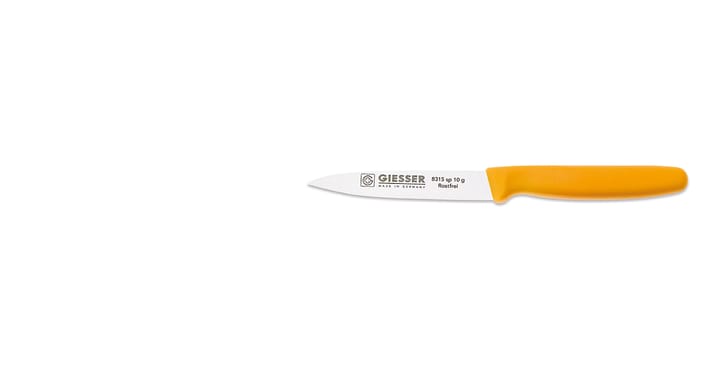 Giesser paring knife 10 cm - Yellow - Giesser