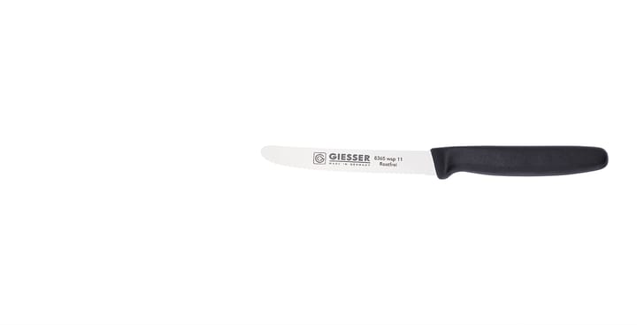 Giesser universal knife with serrated edge - Black - Giesser