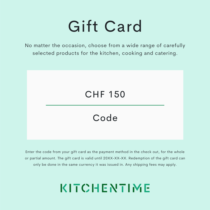 Digital gift card - CHF 150,00 - Gift card