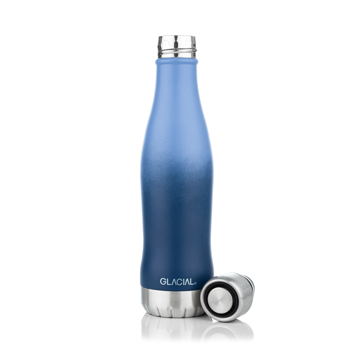 Glacial water bottle active 400 ml, Blue fade Glacial