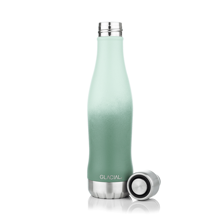 Glacial water bottle active 400 ml, Green fade Glacial