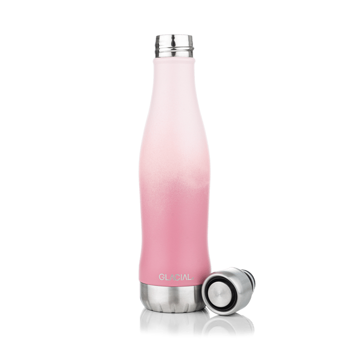 Glacial water bottle active 400 ml, Pink fade Glacial