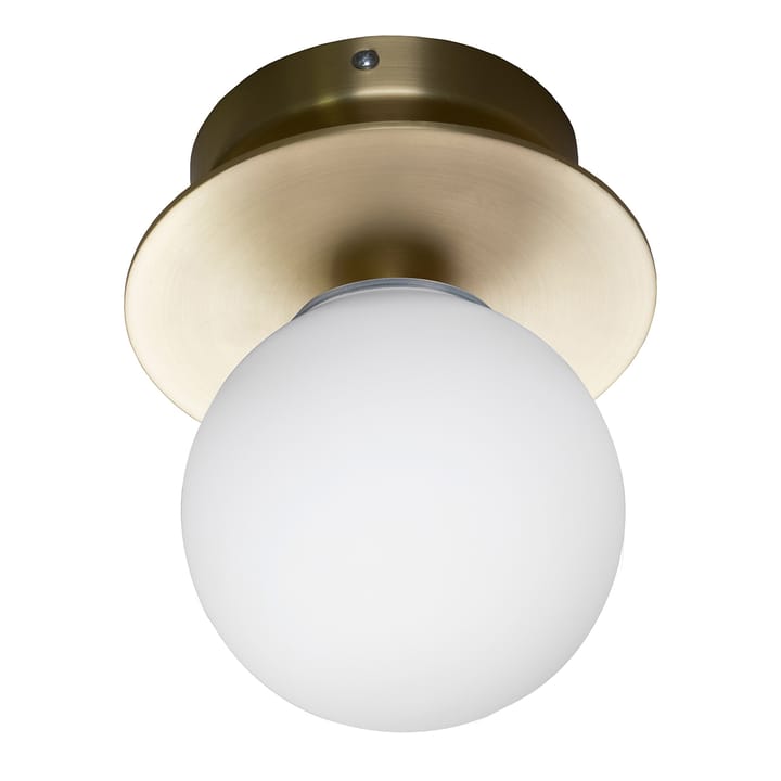 Art Deco IP44 wall lamp/ceiling lamp, Brushed brass Globen Lighting
