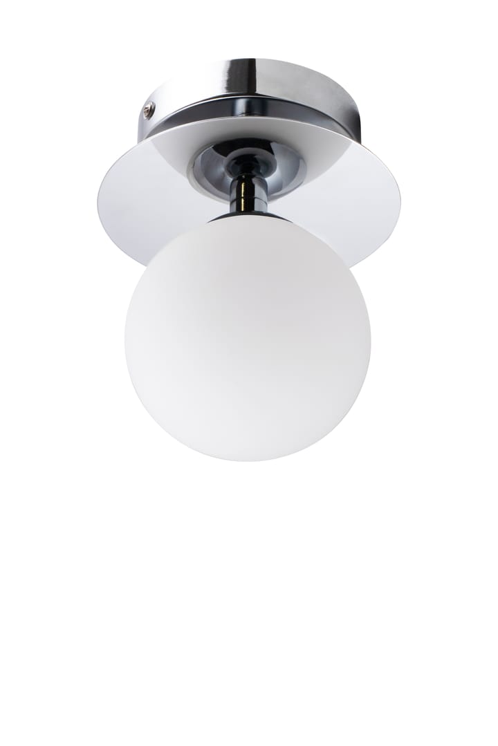 Art Deco IP44 wall lamp/ceiling lamp, Chrome-White Globen Lighting