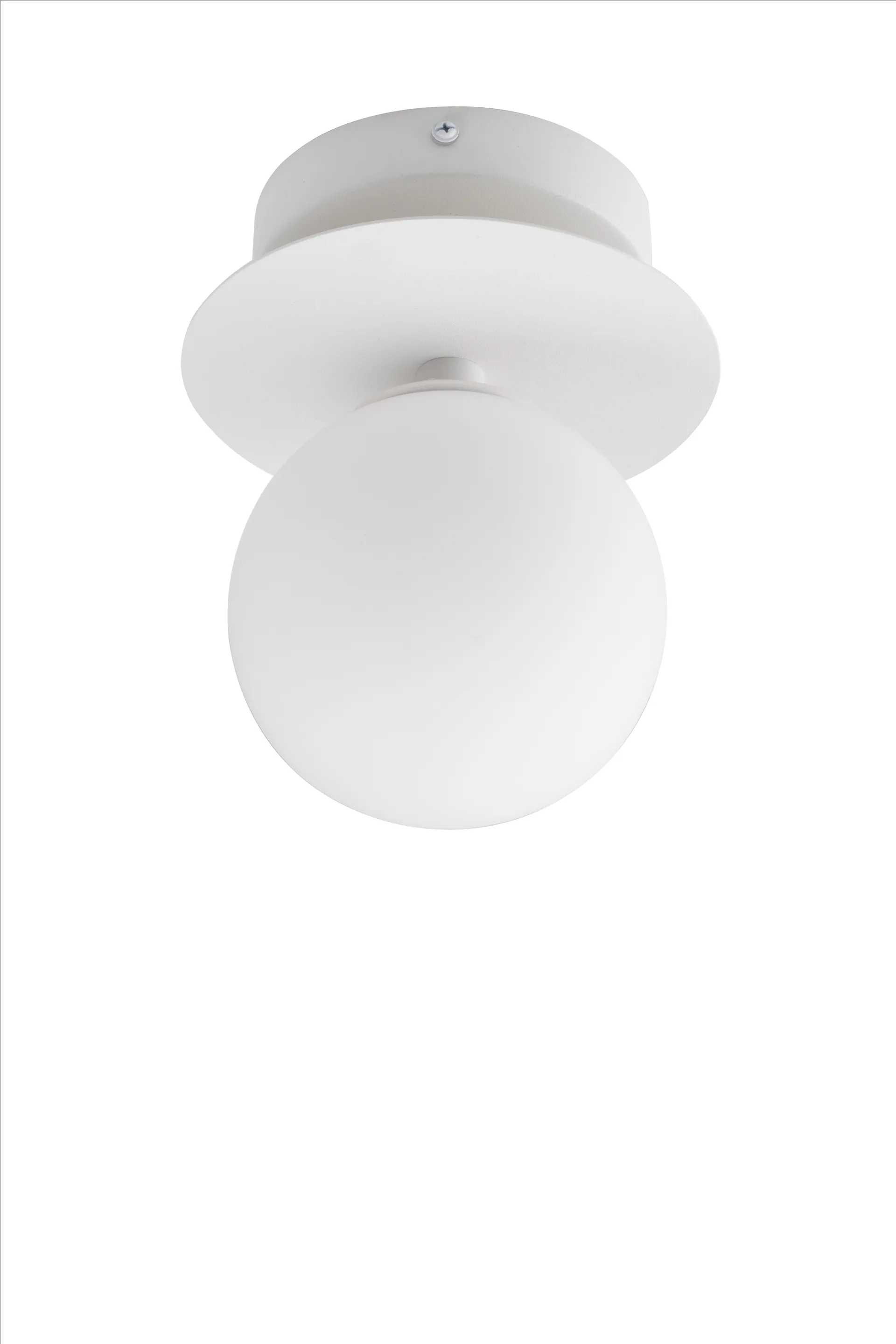 Art Deco IP44 wall lamp/ceiling lamp, White Globen Lighting