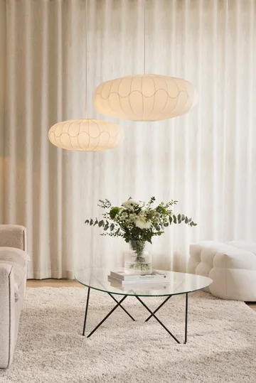 Bladverk lampshade Ø50 cm - White - Globen Lighting