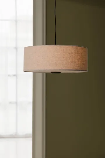 Bosco pendant lamp - Beige, dark-stained oak, Ø55 cm - Globen Lighting