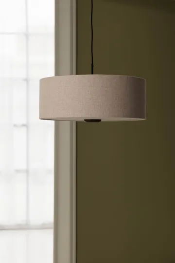 Bosco pendant lamp - Beige, dark-stained oak, Ø55 cm - Globen Lighting