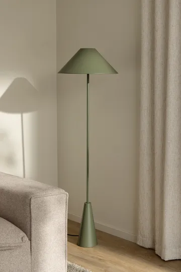 Cannes floor lamp 140 cm - Moss green - Globen Lighting
