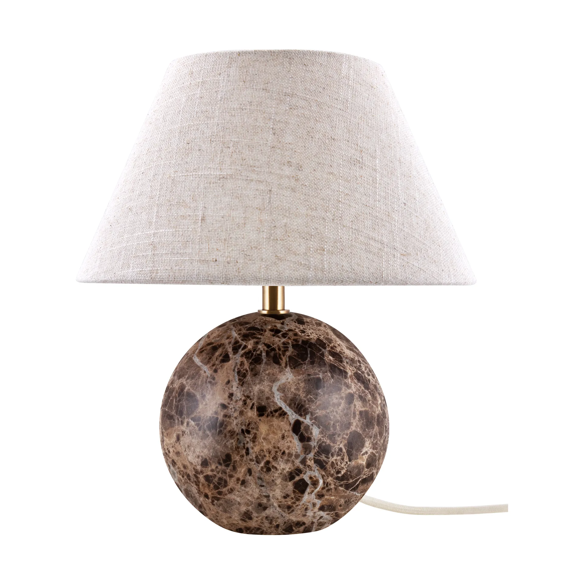 Castello 35 table lamp, Brown marble Globen Lighting